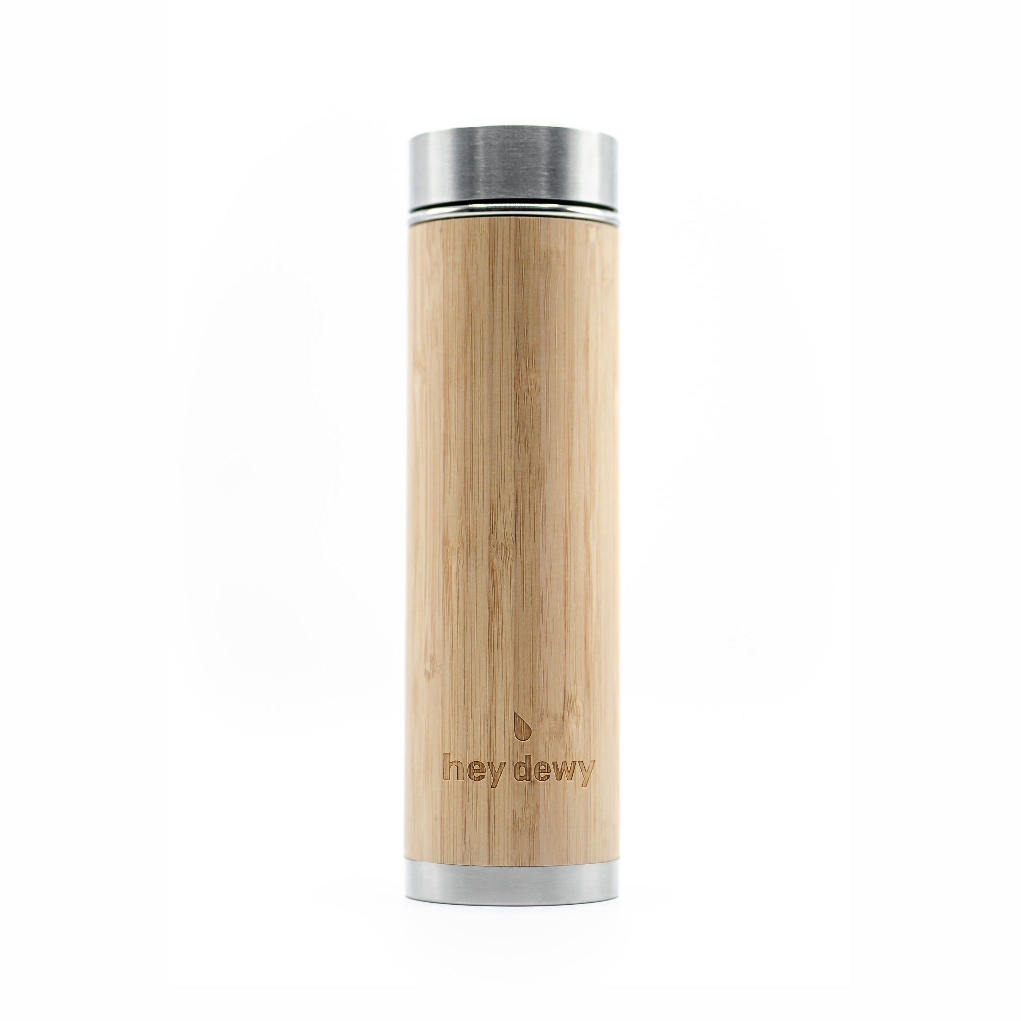 Hey Dewy HYDRATE: bamboo water bottle